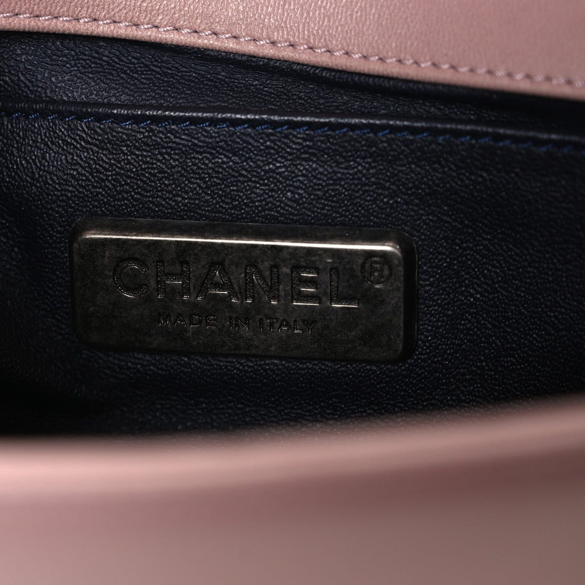 Fur Calfskin Small Boy Flap Pink