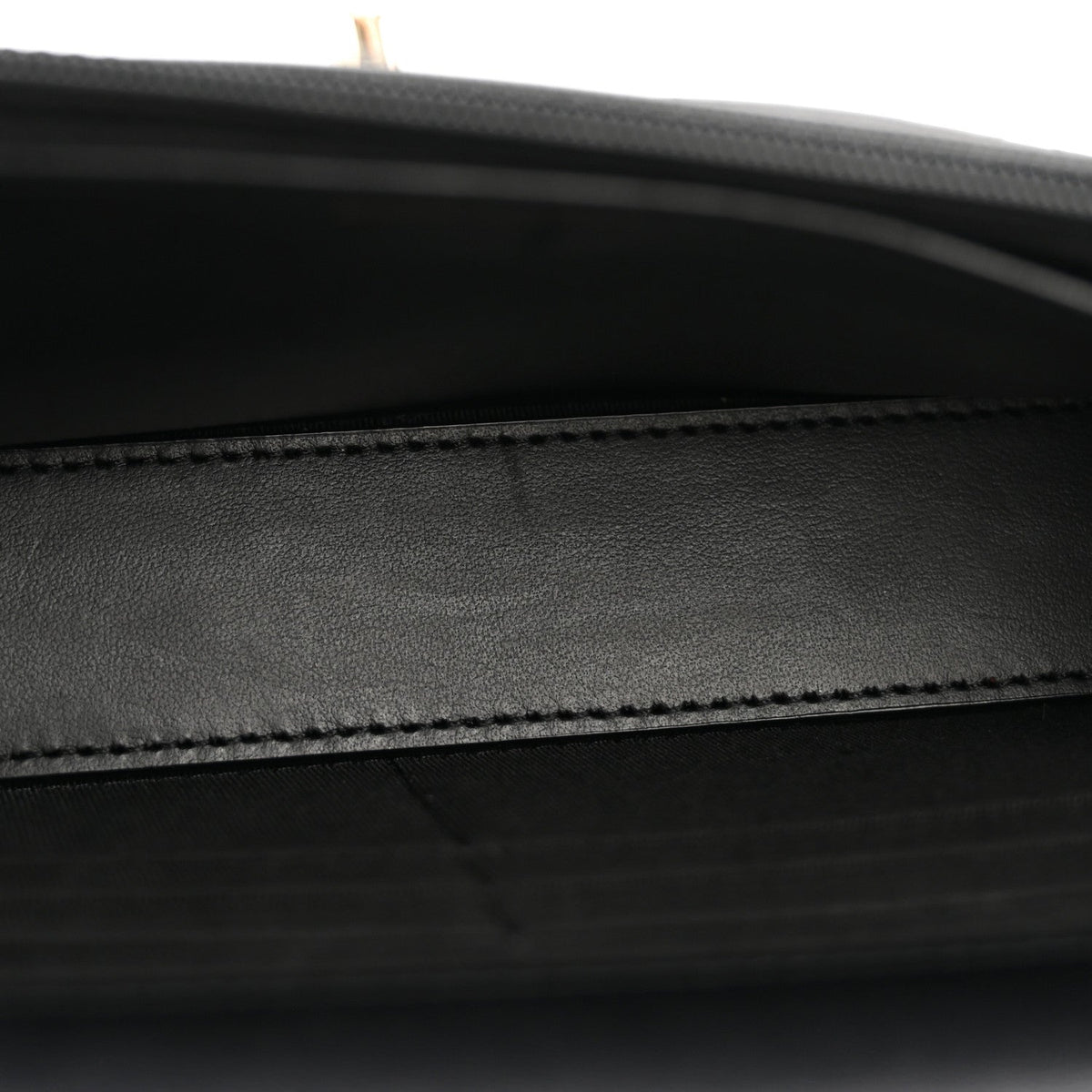 Lambskin Quilted Trendy CC Wallet On Chain WOC Black