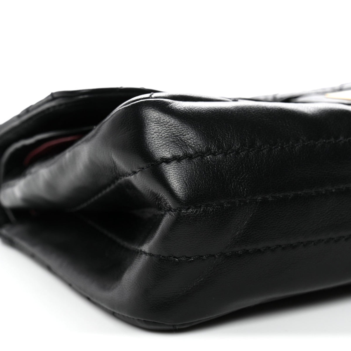 Lambskin Quilted Crush 2.55 Reissue 225 Flap Black