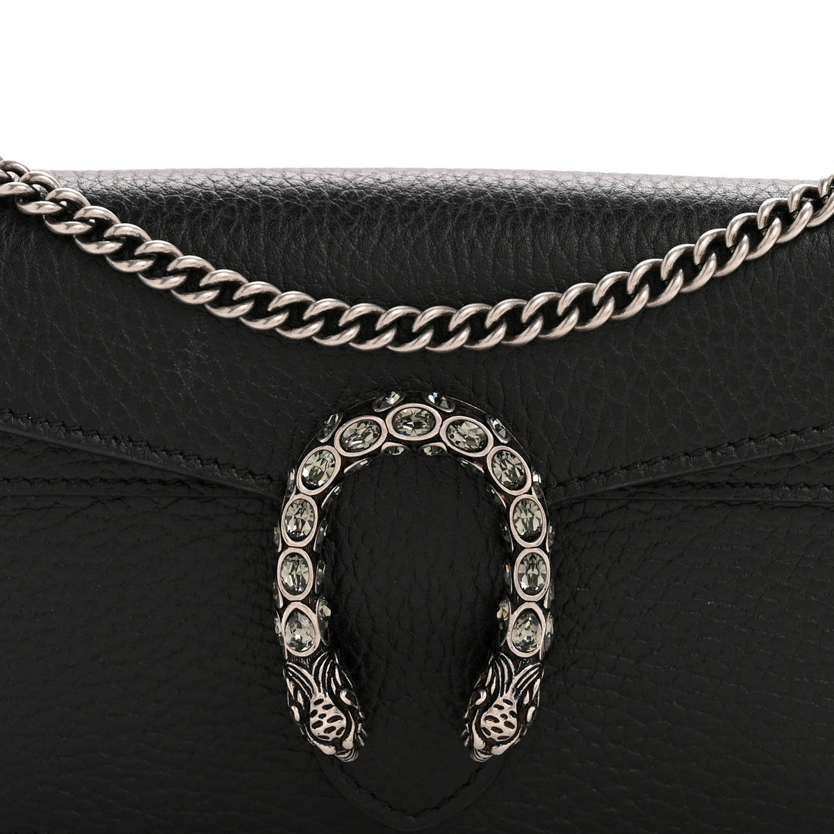 Calfskin Super Mini Dionysus Shoulder Bag Black