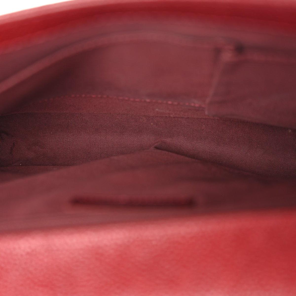 Caviar Quilted Large Boy Flap Dark Red