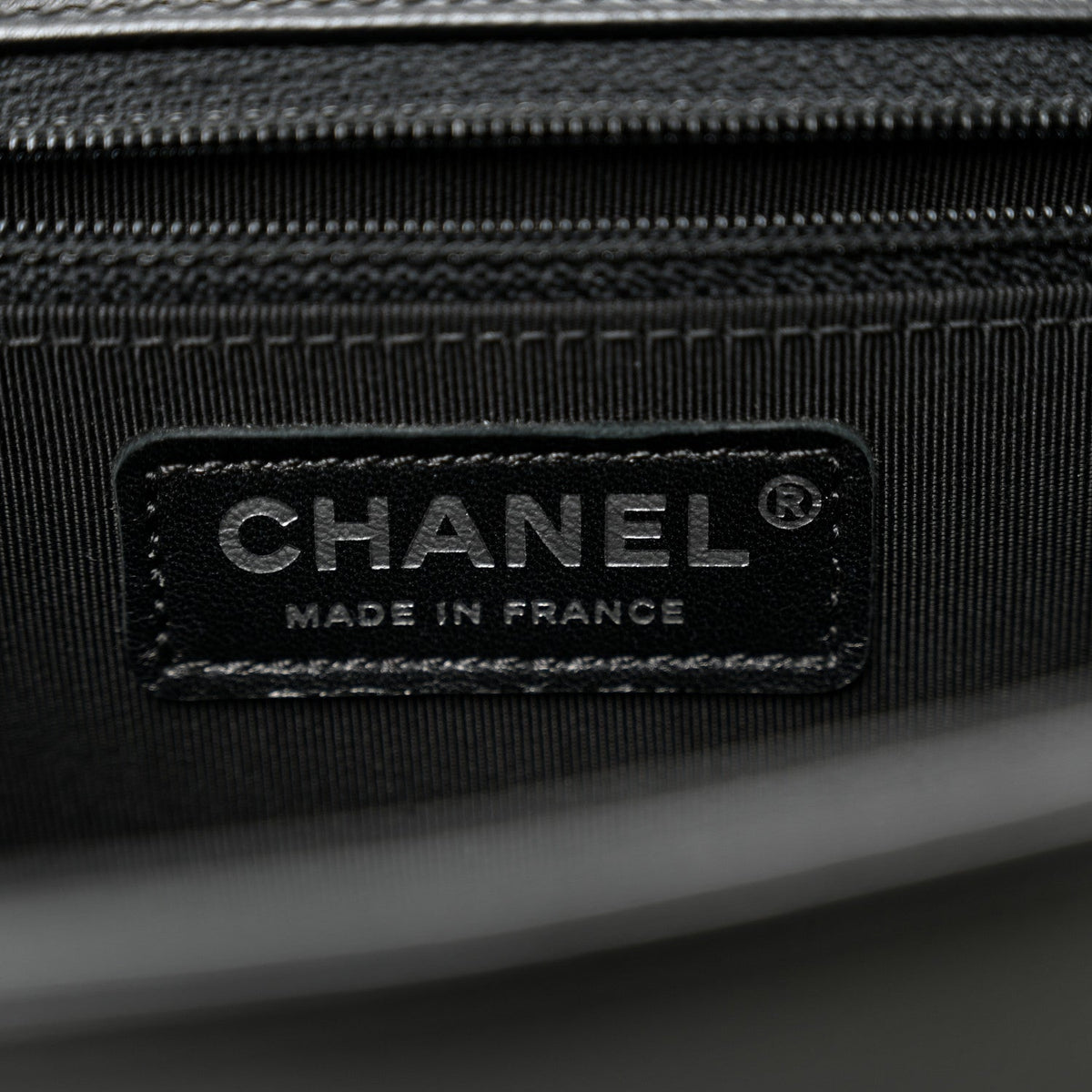 Grained Calfskin Quilted New Medium Boy Flap Black