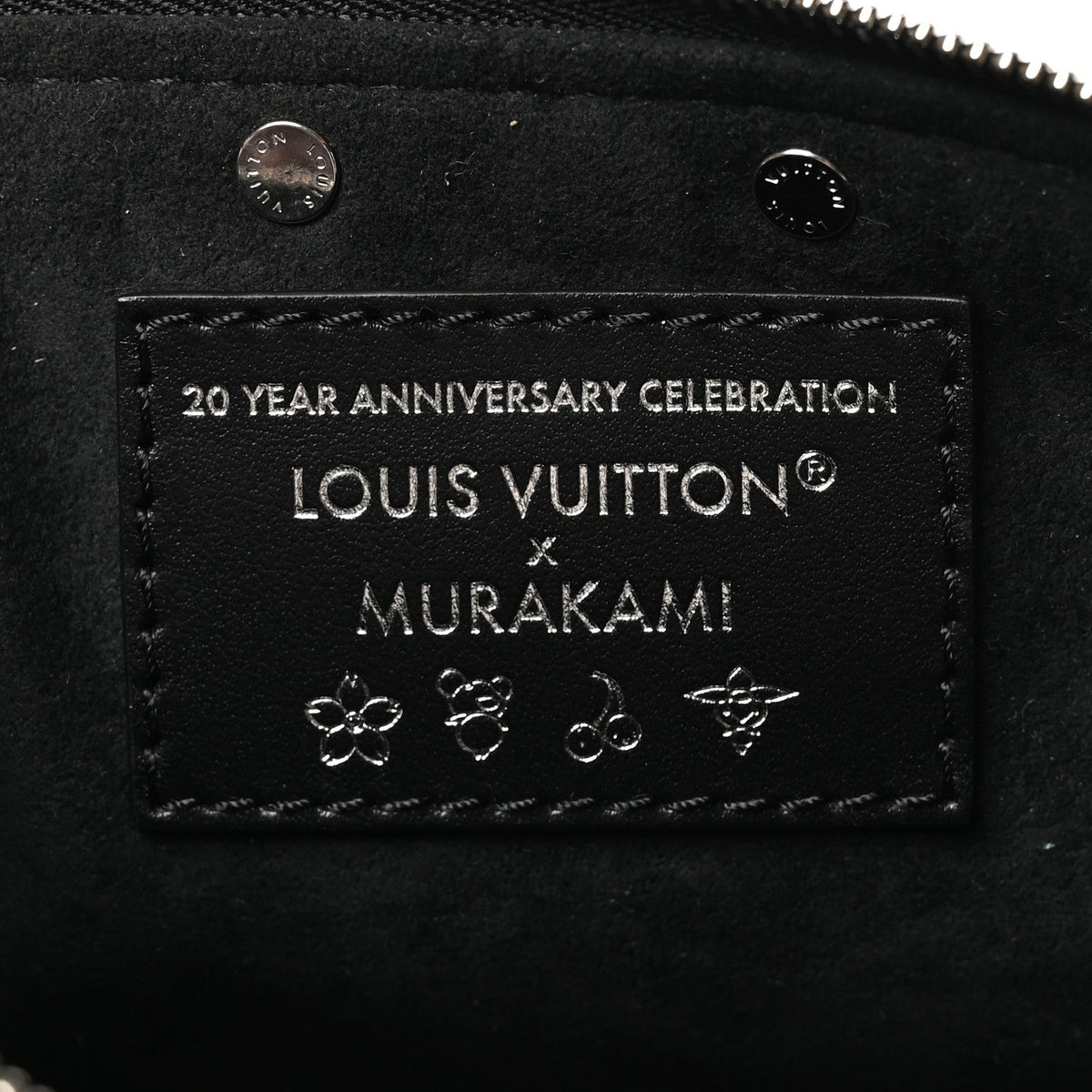 LV X TM Monogram Multicolor Pochette Accessories Black