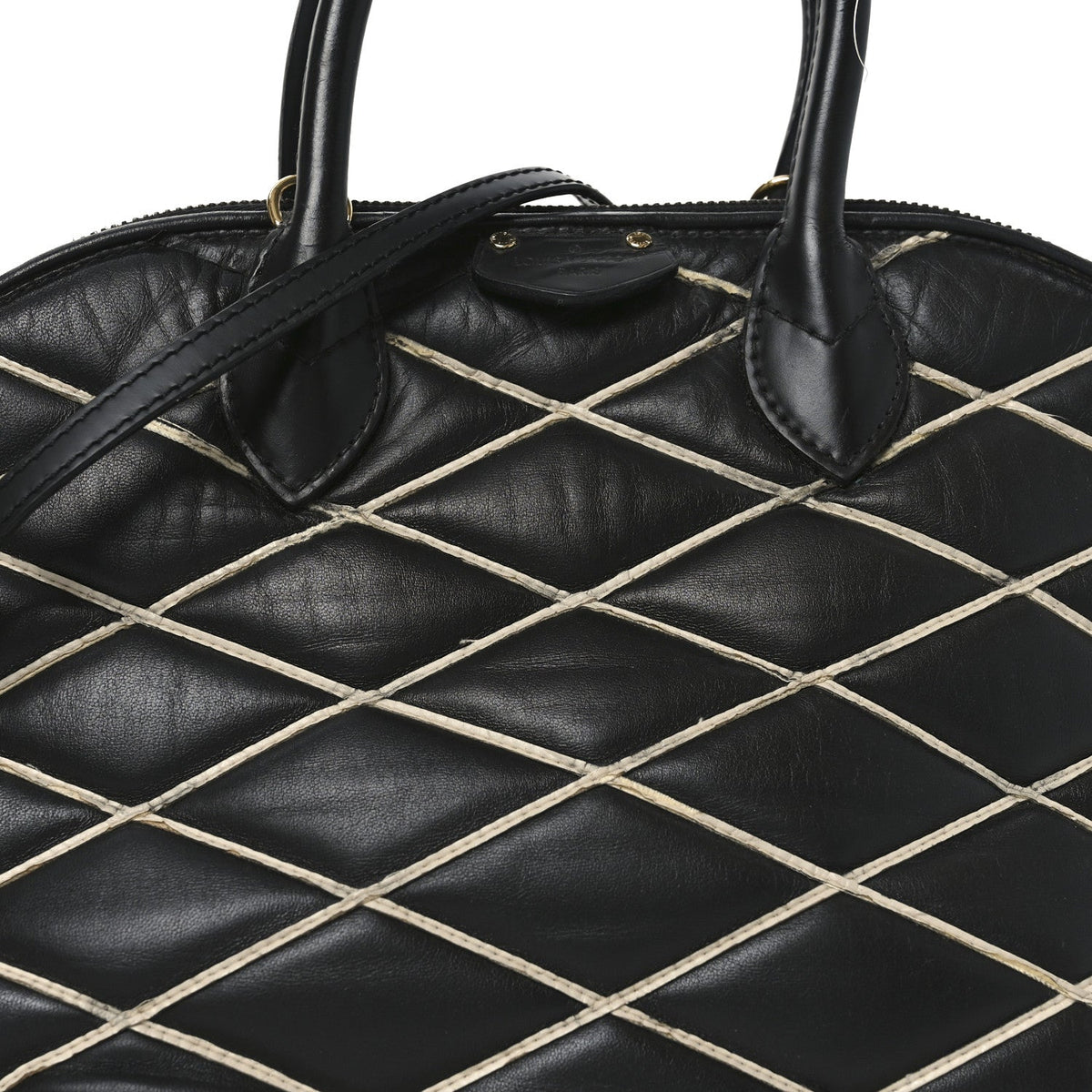 Lambskin Malletage Alma PM Black