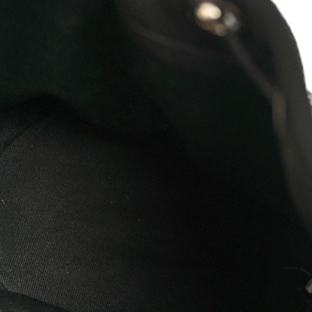 Canvas Deauville Drawstring Bucket Bag Black