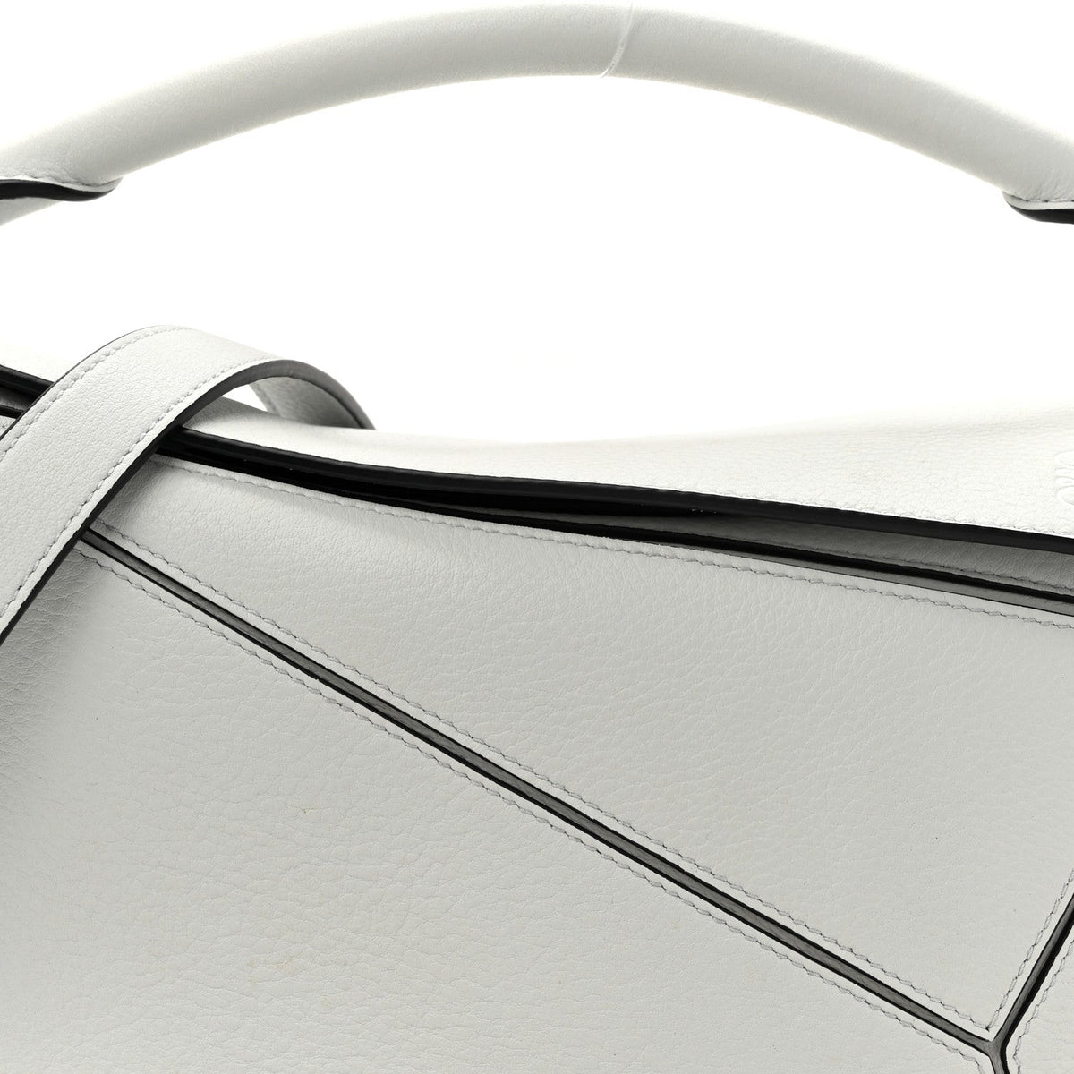 Calfskin Small Puzzle Bag Kaolin