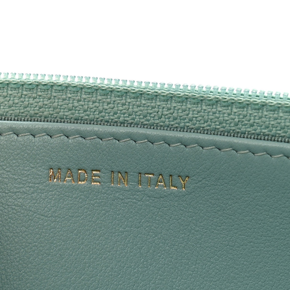 Caviar Quilted Boy Wallet On Chain WOC Light Blue