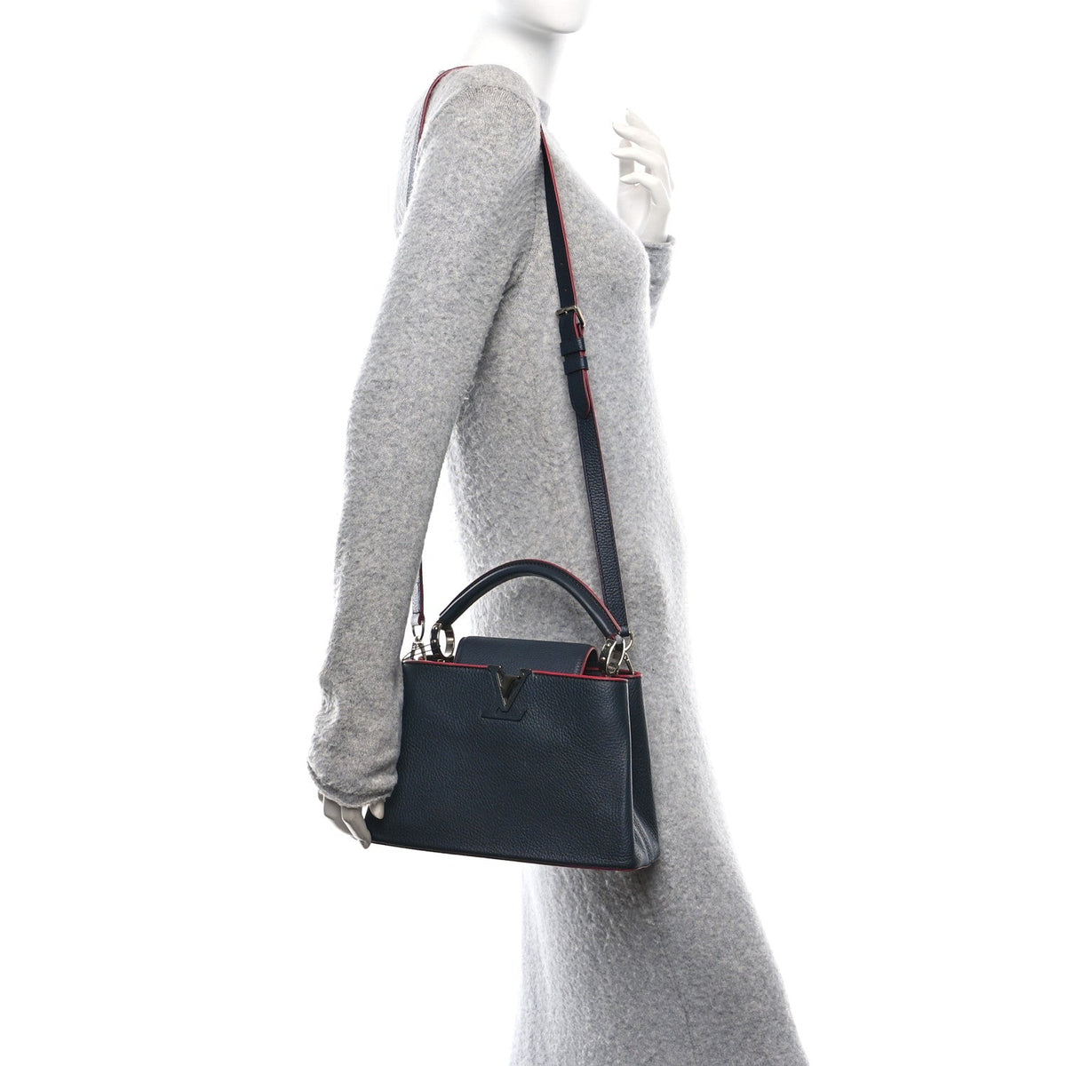 Taurillon Capucines BB Marine Rouge