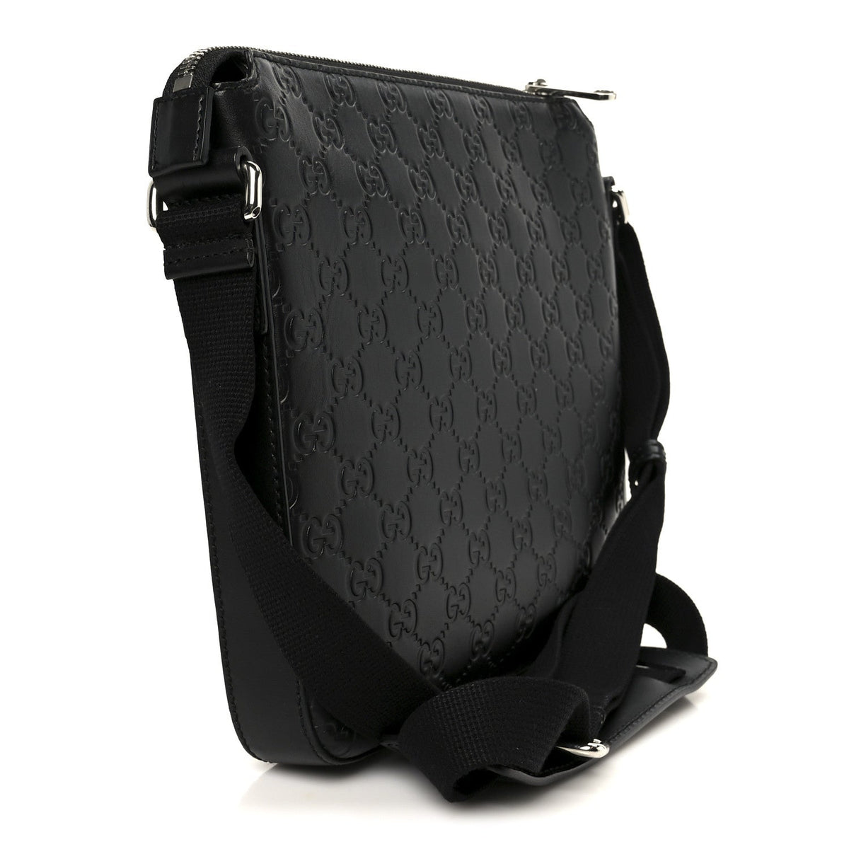 Guccissima Signature Small Messenger Bag Black