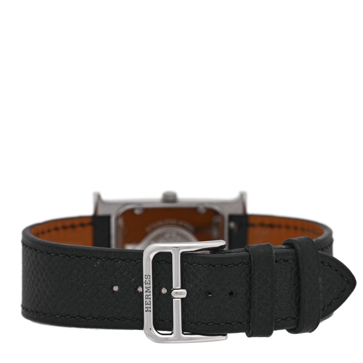 Stainless Steel Epsom 26mm Heure H Hour Quartz Watch Noir