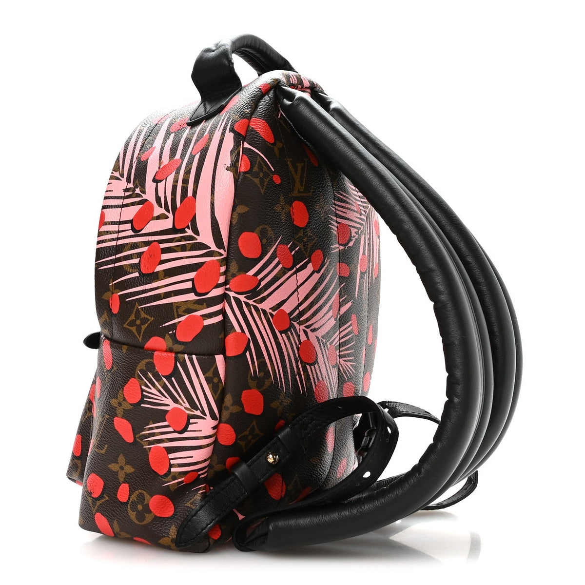 Monogram Jungle Dots Palm Springs Backpack PM Sugar Pink Poppy