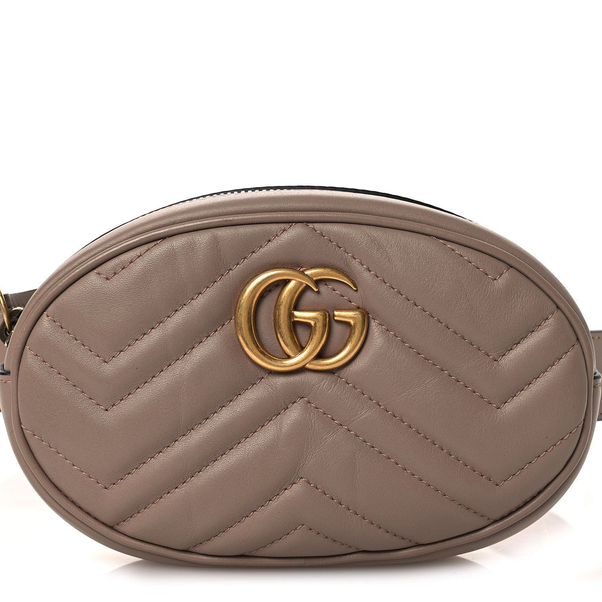 Calfskin Matelasse GG Marmont Belt Bag 85 34 Porcelain Rose