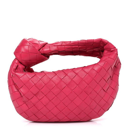 Nappa Intrecciato Mini Jodie Cranberry