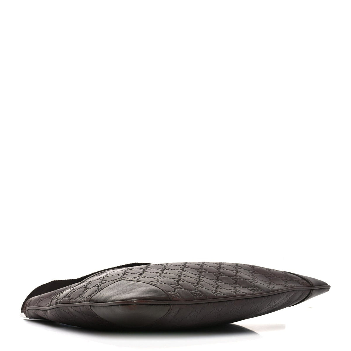 Guccissima Flat Messenger Bag Brown Dark Brown