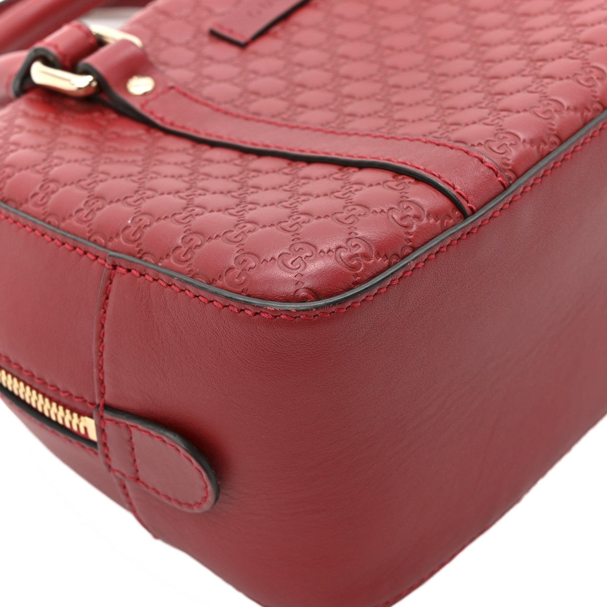 Soft Microguccissima Small Crossbody Bag Rosso