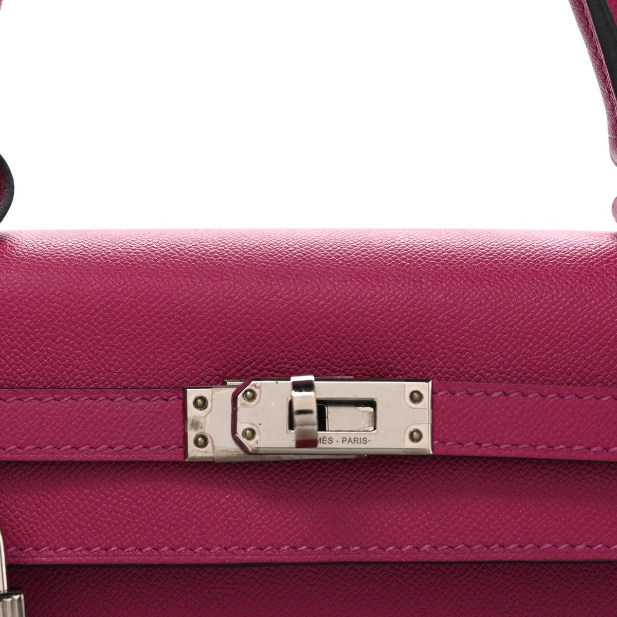Epsom Verso Kelly Sellier 25 Rose Pourpre Sienne