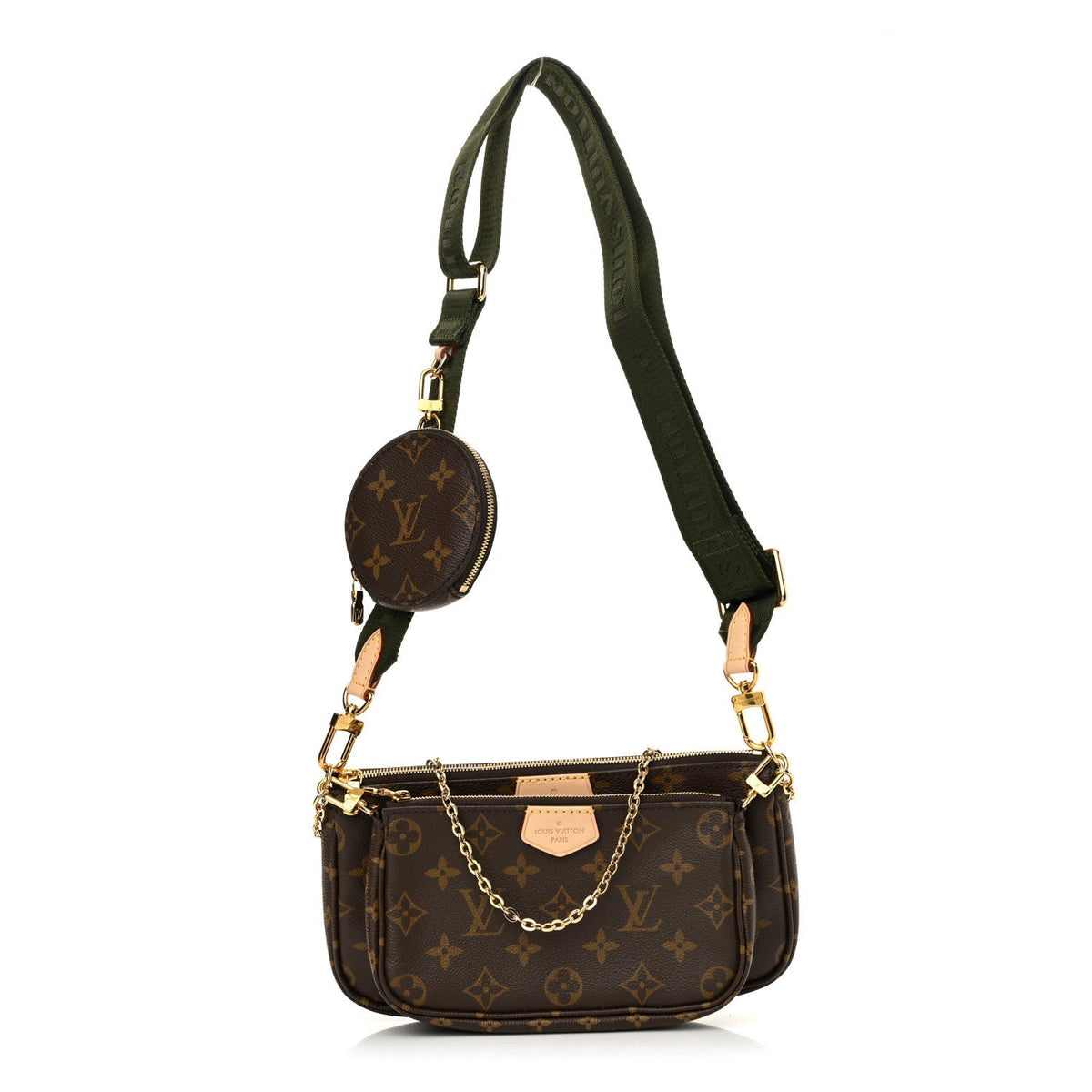 Monogram Multi Pochette Accessories Kaki