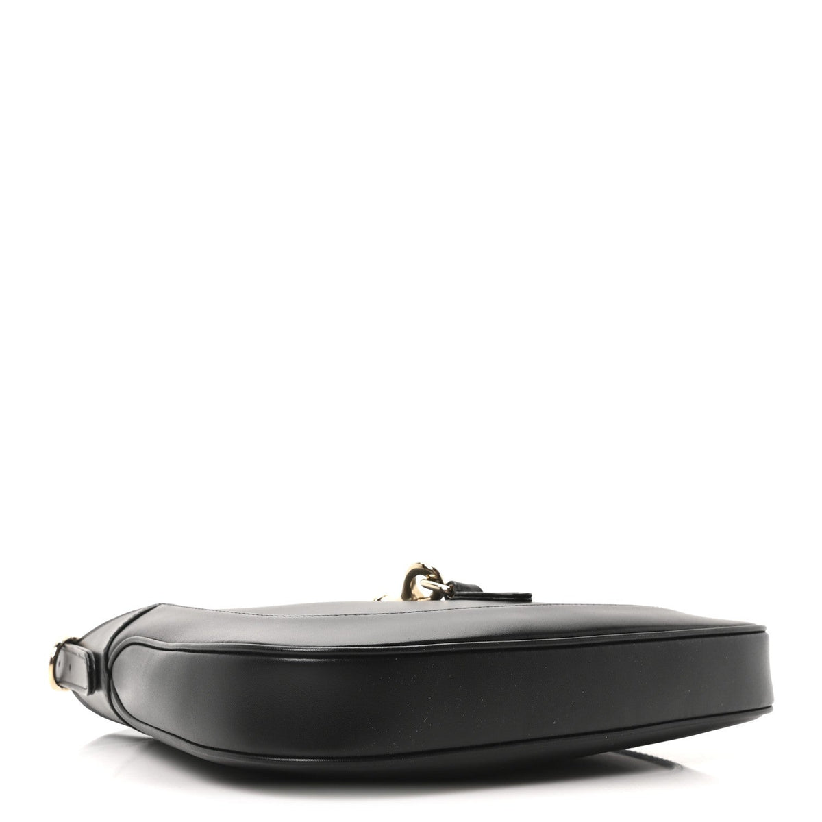 Calfskin Small Jackie Shoulder Bag Black