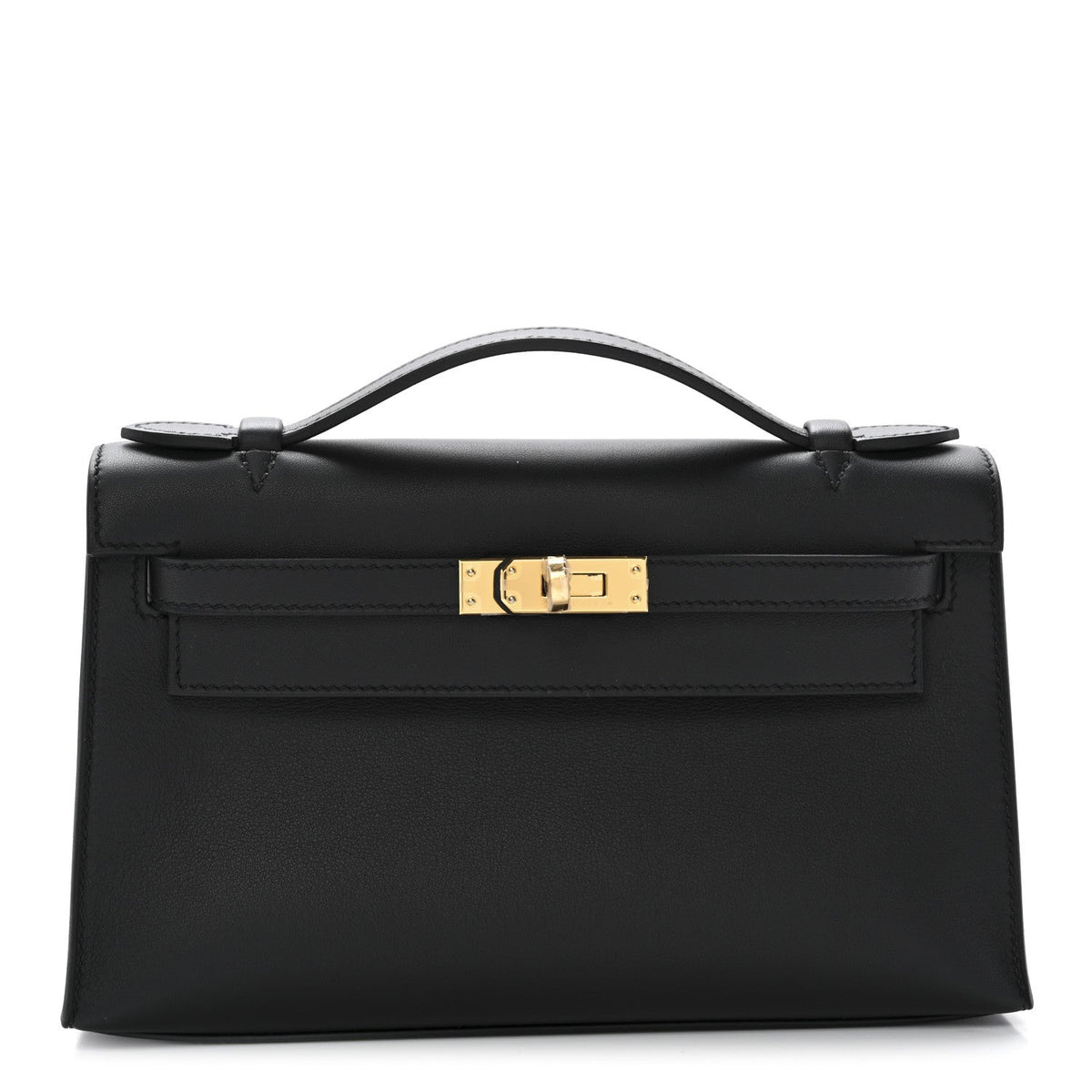 Swift Kelly Pochette Clutch Black