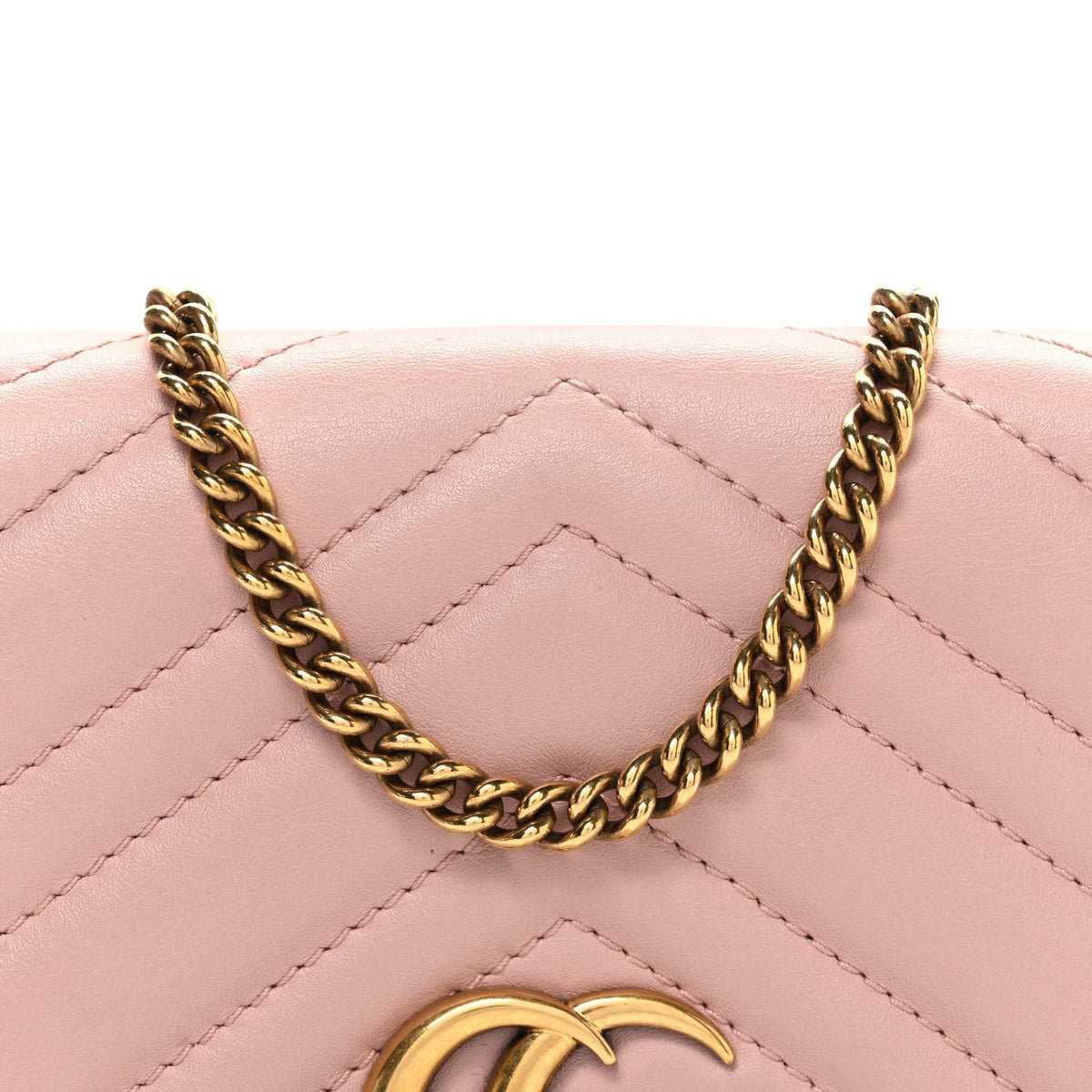 Calfskin Matelasse GG Marmont Mini Bag  Perfect Pink