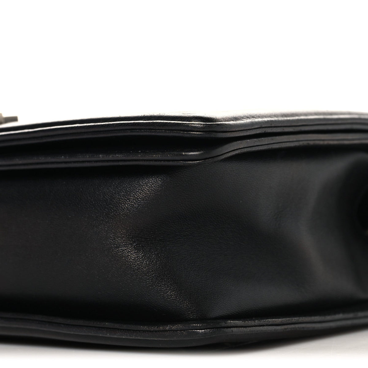 Lambskin Quilted New Medium Boy Flap Black