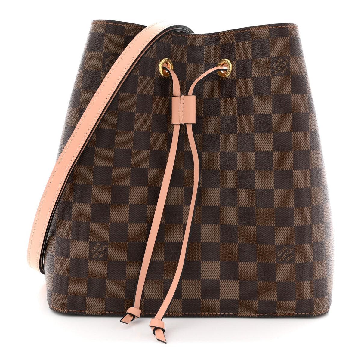 Damier Ebene Neonoe MM Venus Pink