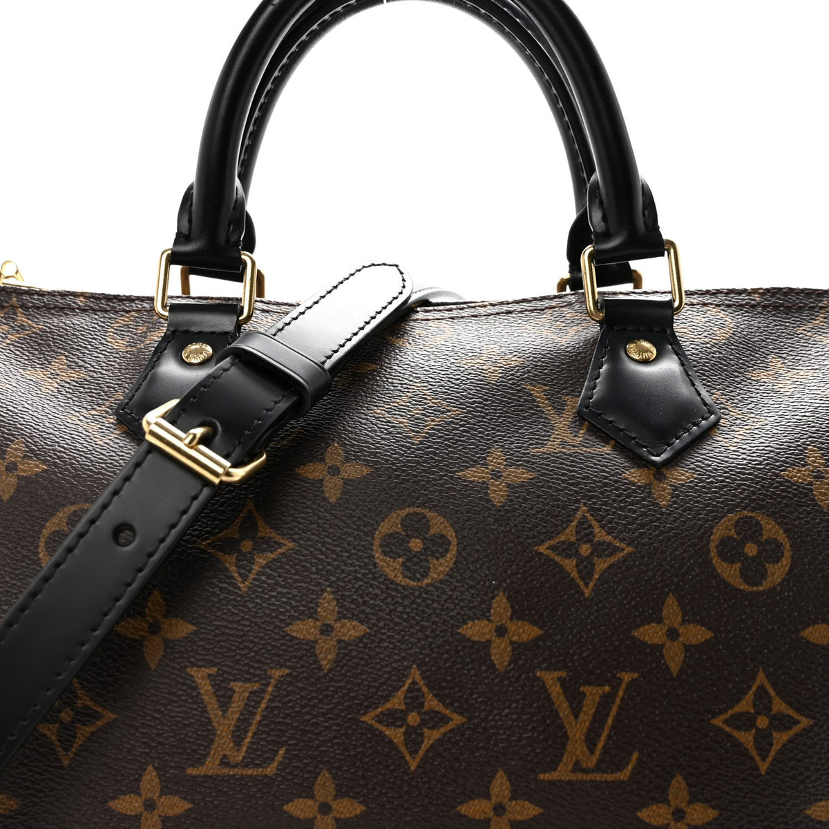 Monogram My World Tour Speedy Bandouliere 30 Black