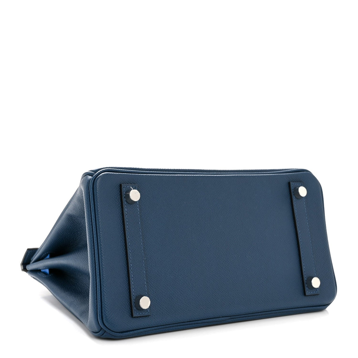 Epsom Tri-Color Birkin 25 Deep Bleu Bleu Hydra Black