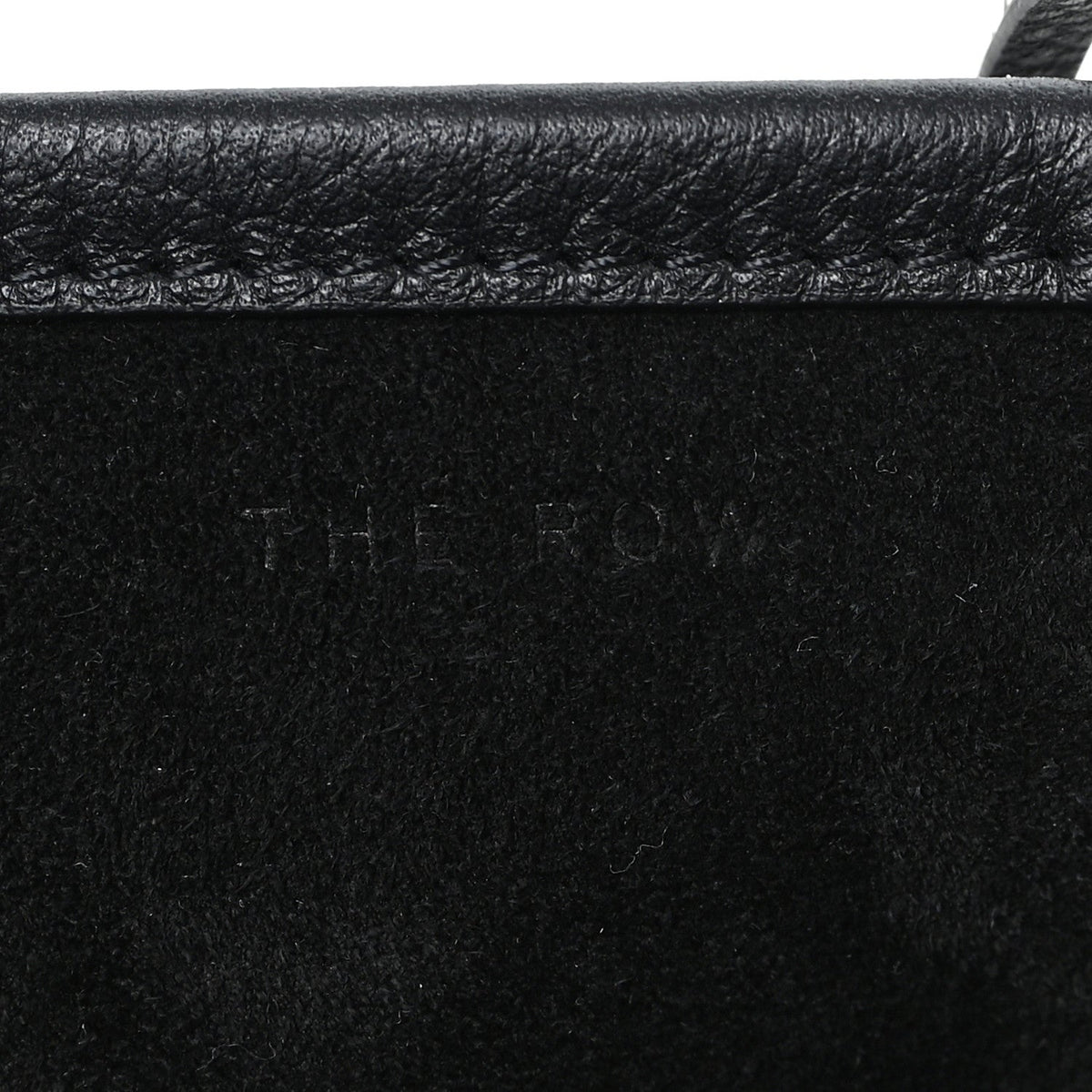 Grained Calfskin Medium N/S Park Tote Black