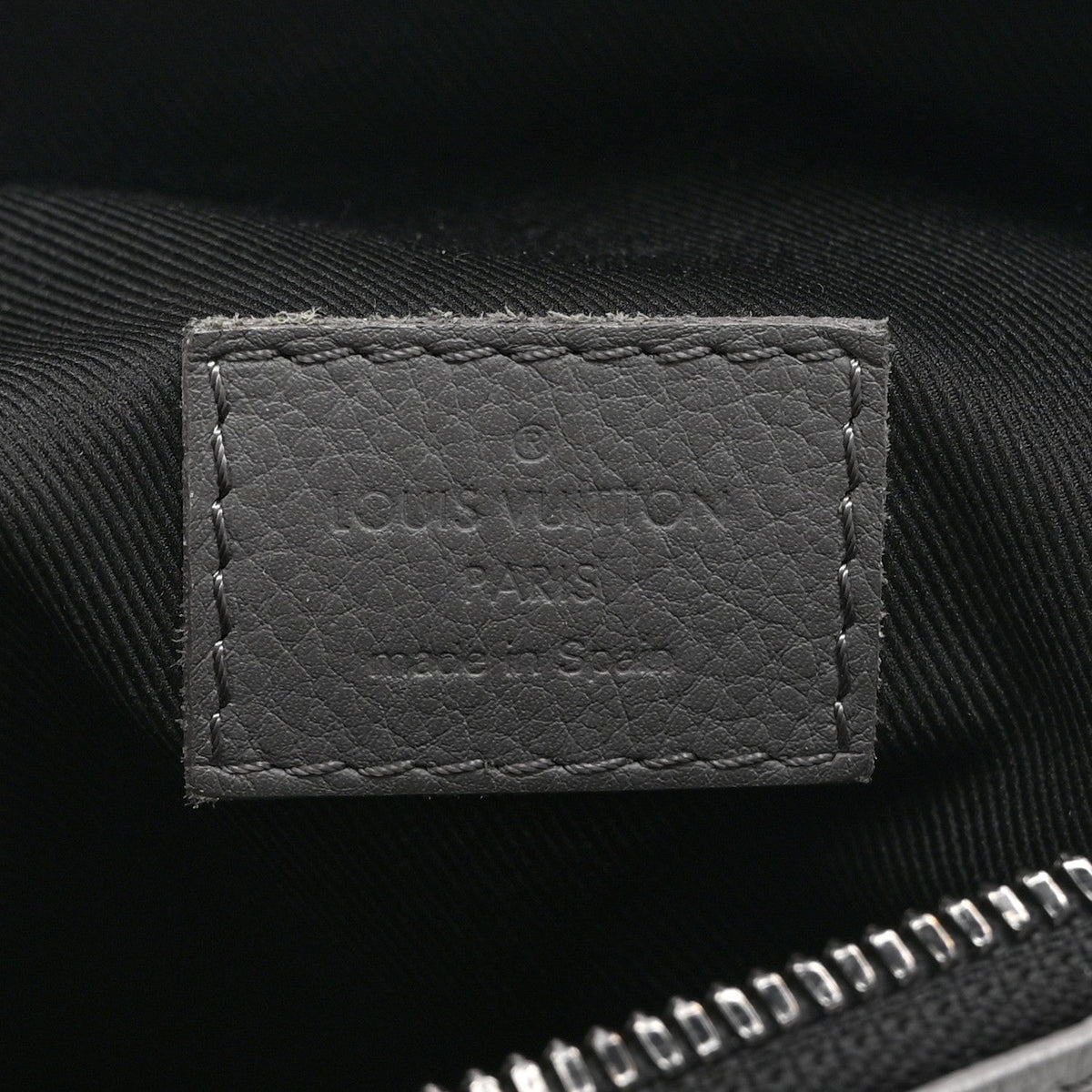 Calfskin Monogram Shadow Discovery Bumbag PM Gray