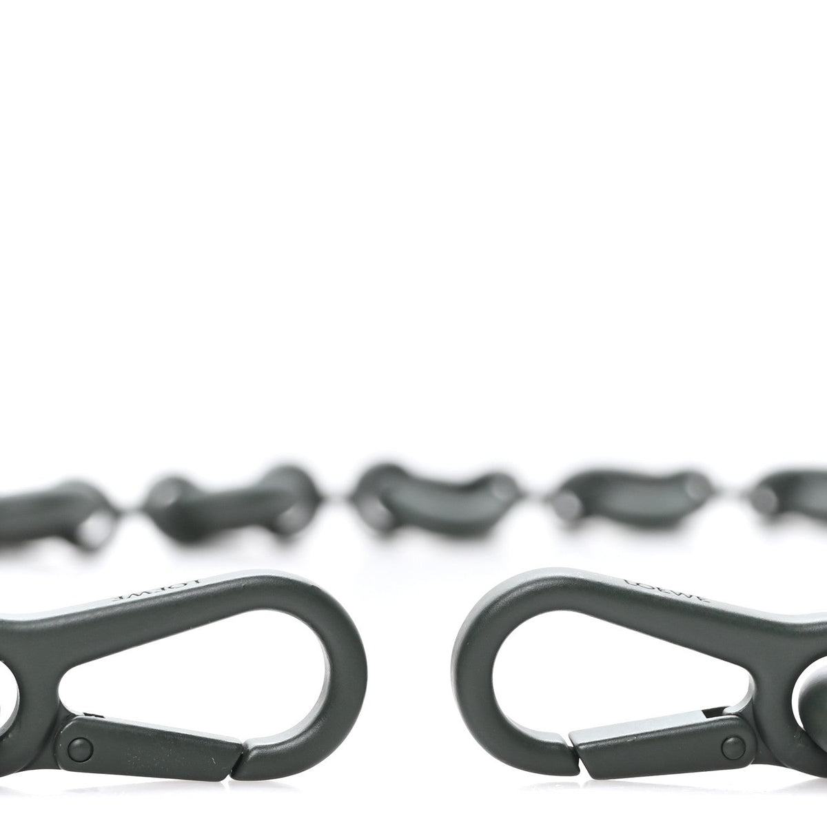 Brass Monochrome Donut Chain Shoulder Strap Olive Green