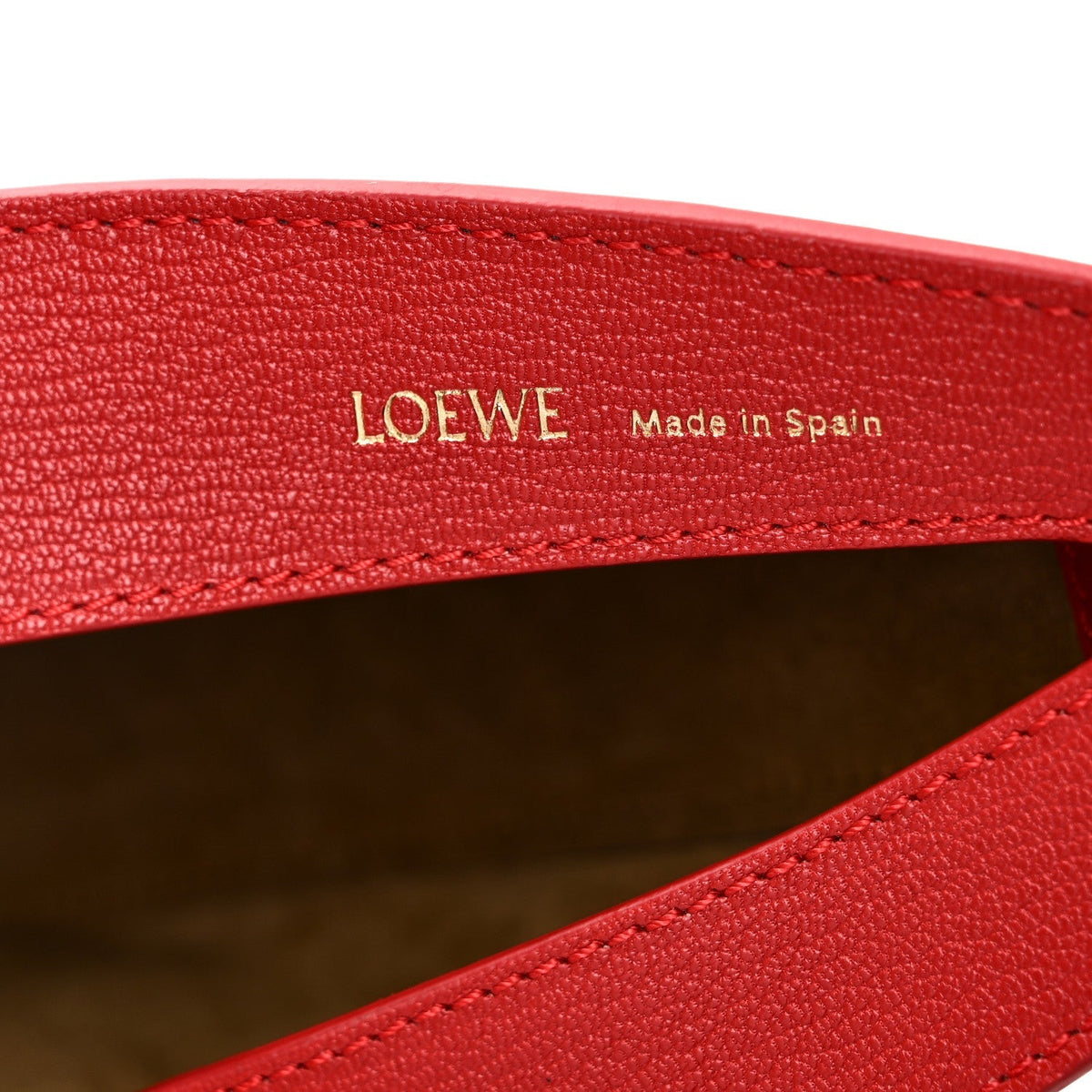 Satin Calfskin Jacquard Luna Bag Scarlet Red