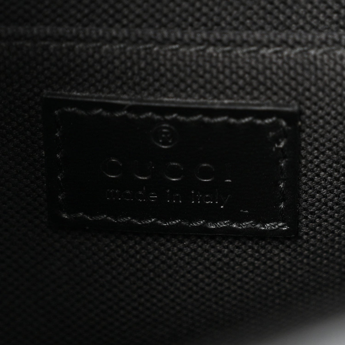 GG Supreme Monogram Textured Dollar Calfskin Retro Interlocking G Flap Messenger Bag Black