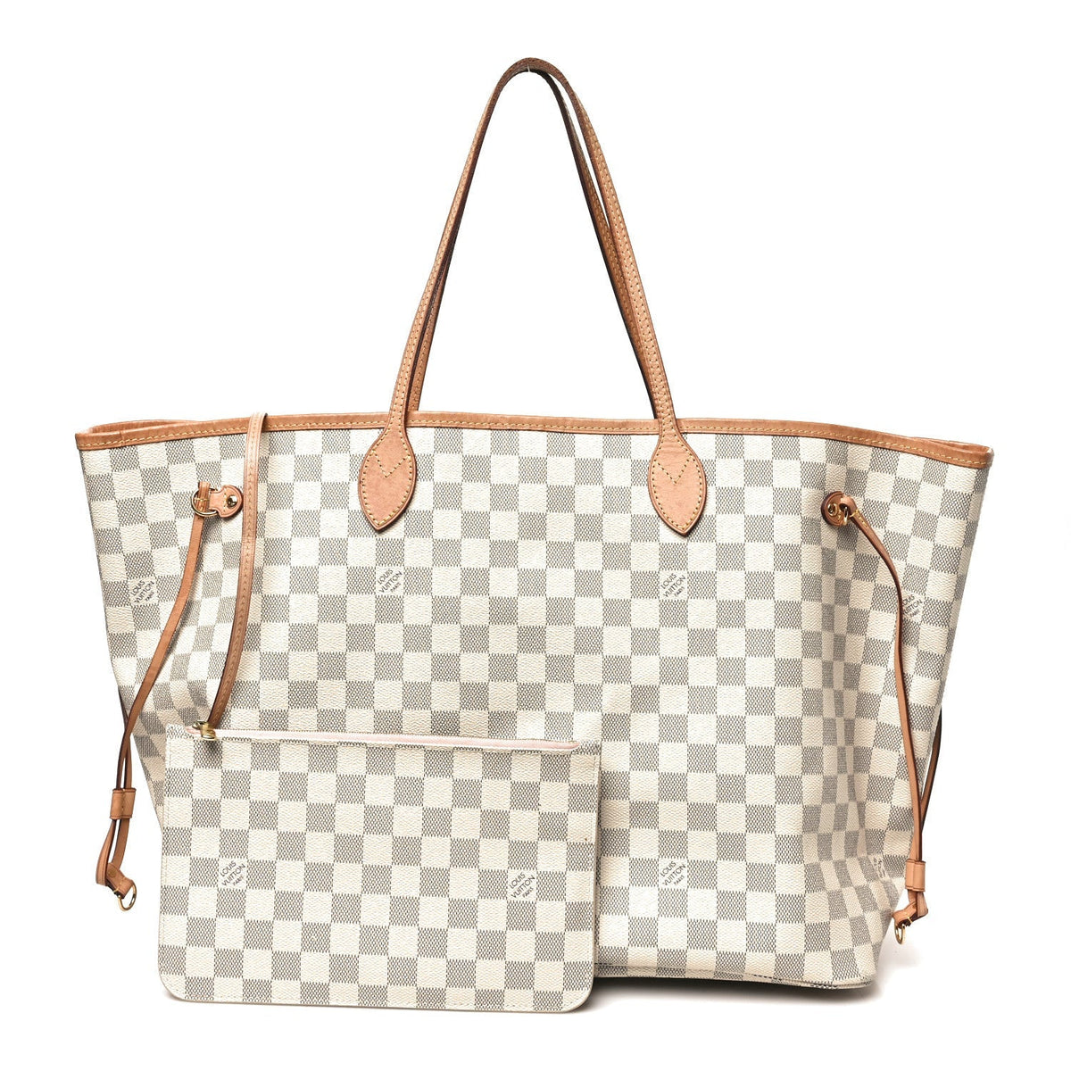 Damier Azur Neo Neverfull GM Rose Ballerine