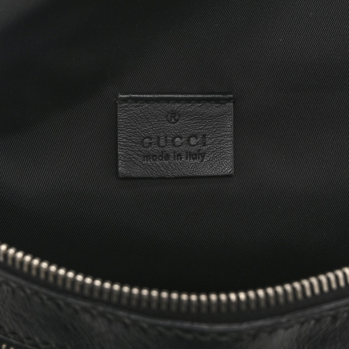 Guccissima Web Belt Bag Black