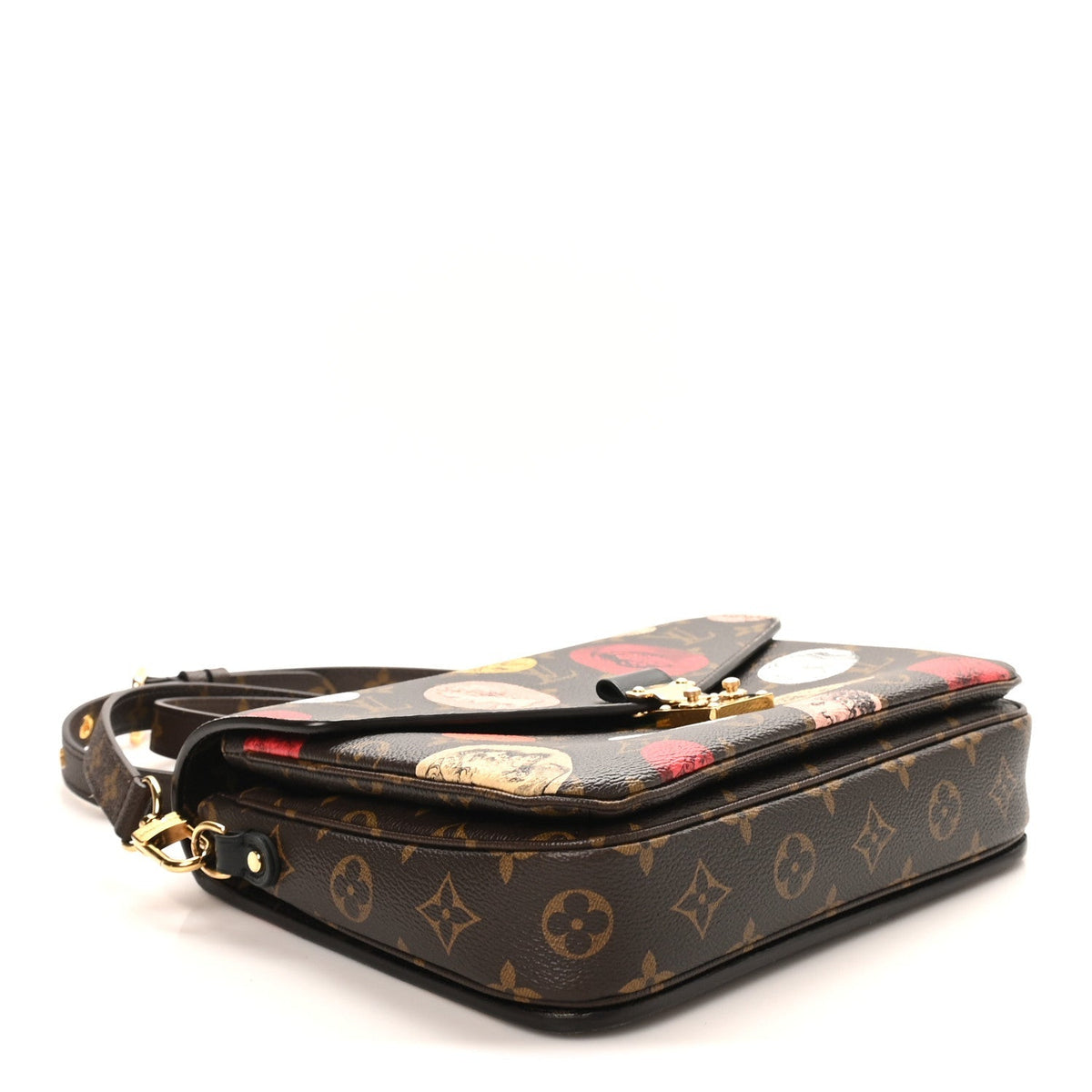 X FORNASETTI Monogram Cameo Pochette Metis