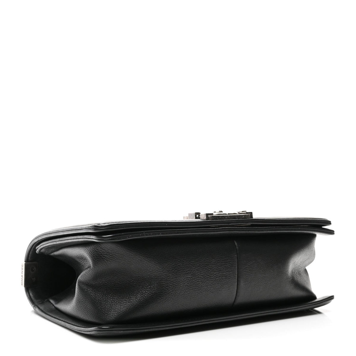 Calfskin Quilted Medium Boy Flap Black