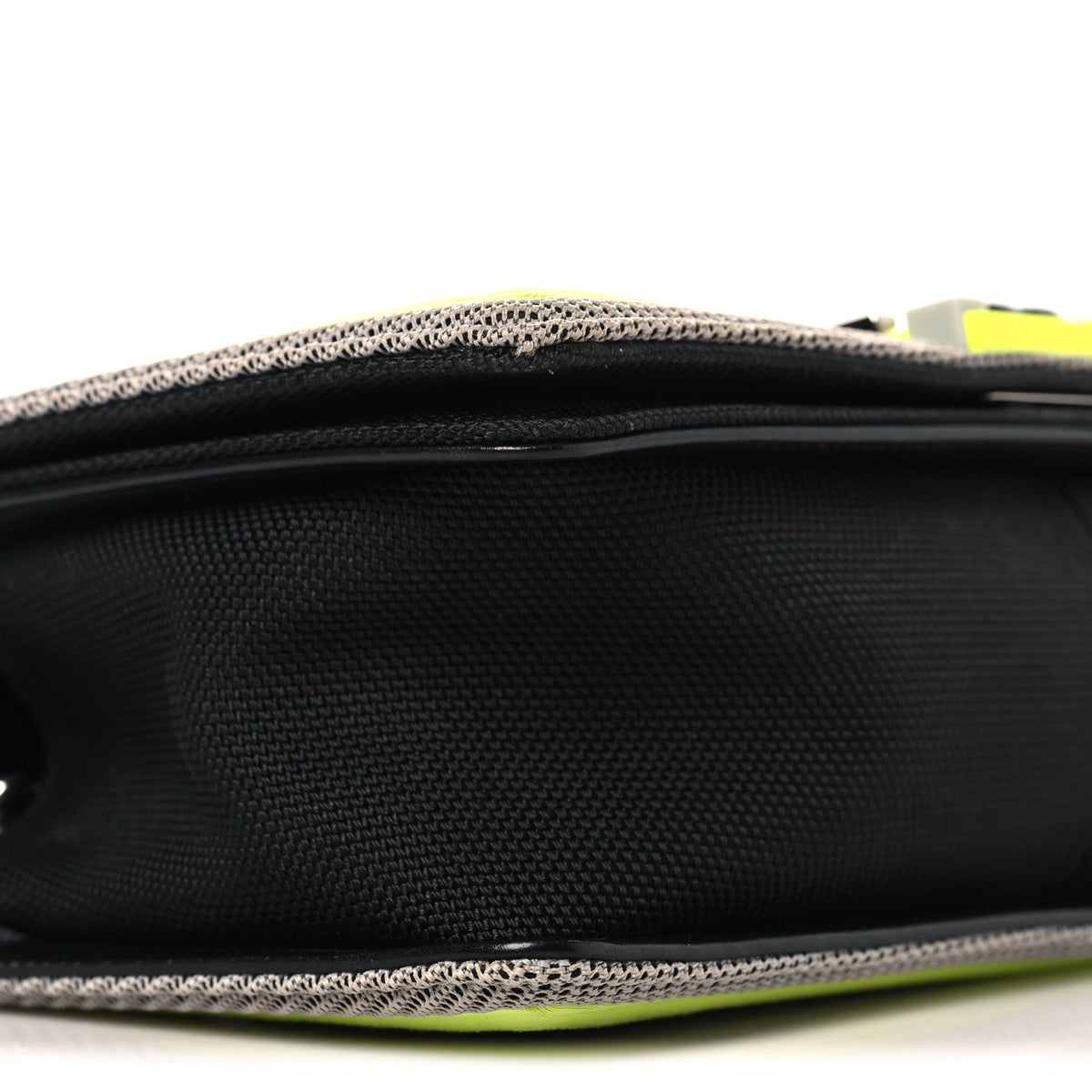 Canvas Quilted Medium Fluo Boy Flap Black Grey Yellow
