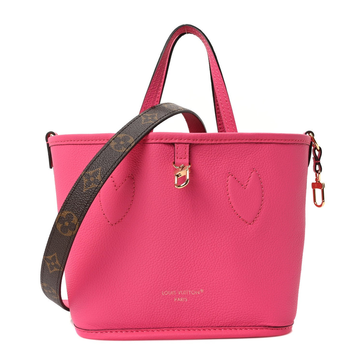 Monogram Neverfull Inside Out Bandouliere BB Rose Pondichery