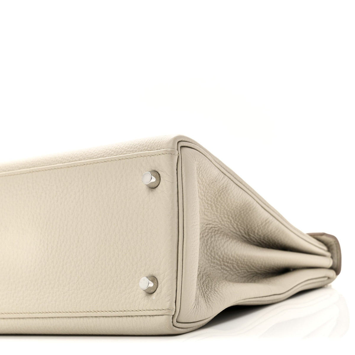 Togo Matte Alligator Kelly Retourne Touch 28 Beton