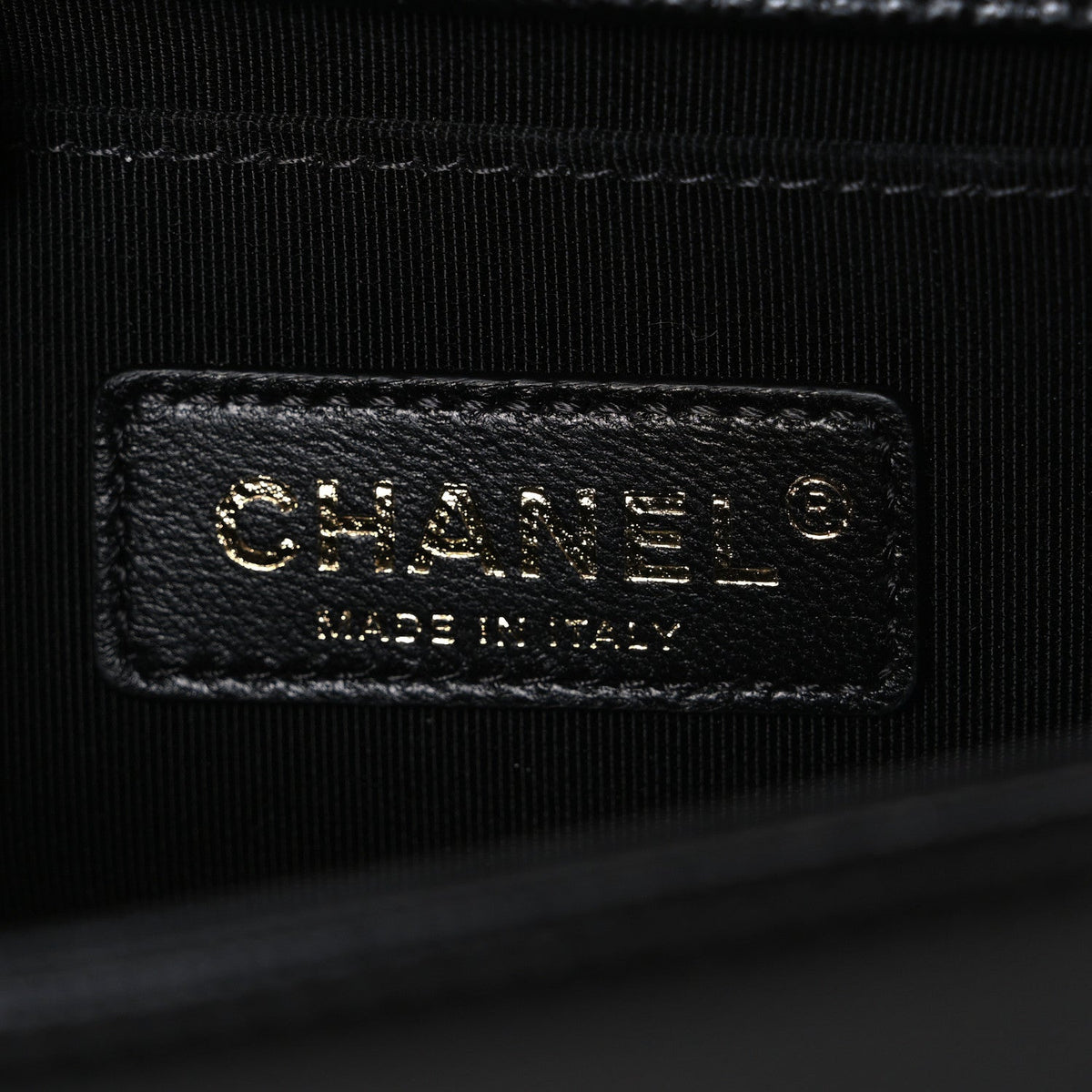Caviar Quilted Small Boy Flap Black