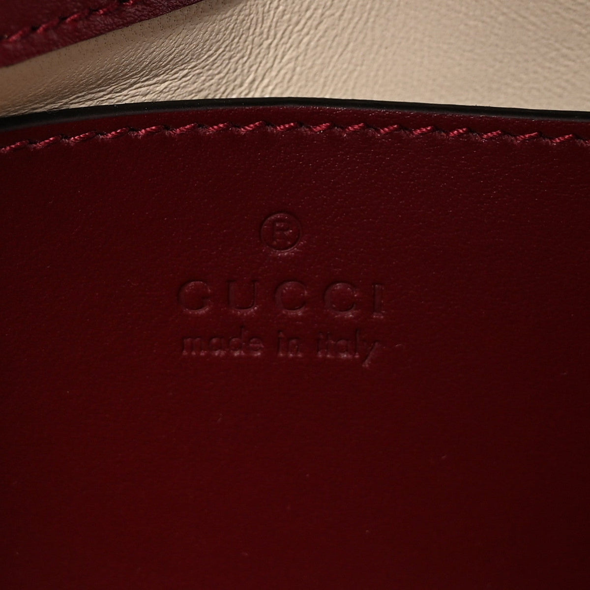 Calfskin Matelasse Small GG Marmont Shoulder Bag  Rosso Ancora