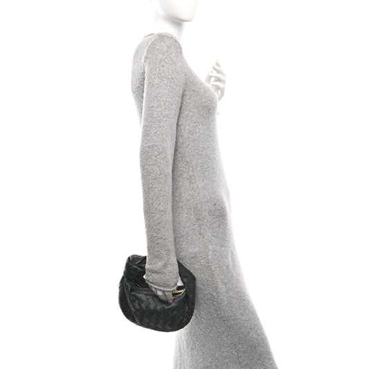 Nappa Intrecciato Mini Jodie Dark Moss
