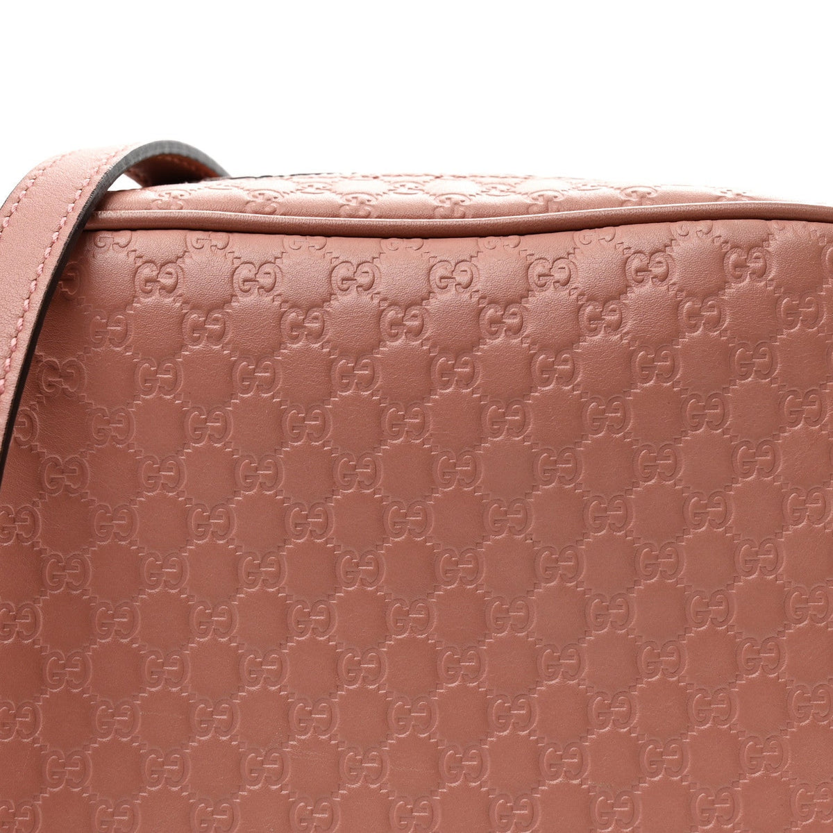 Soft Microguccissima Mini Bree Messenger Bag Soft Pink