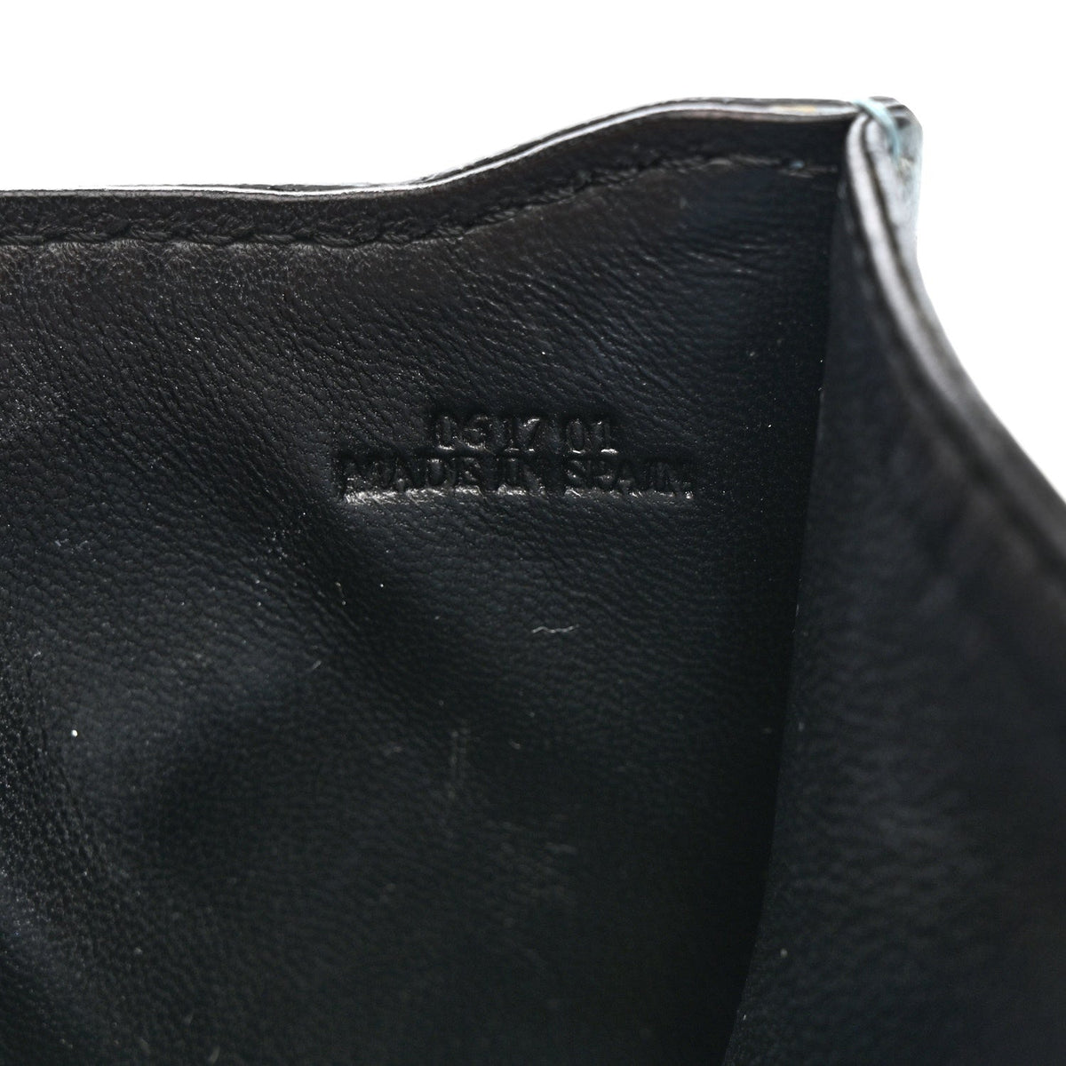 Calfskin Mini Barcelona Shoulder Bag Stone Blue