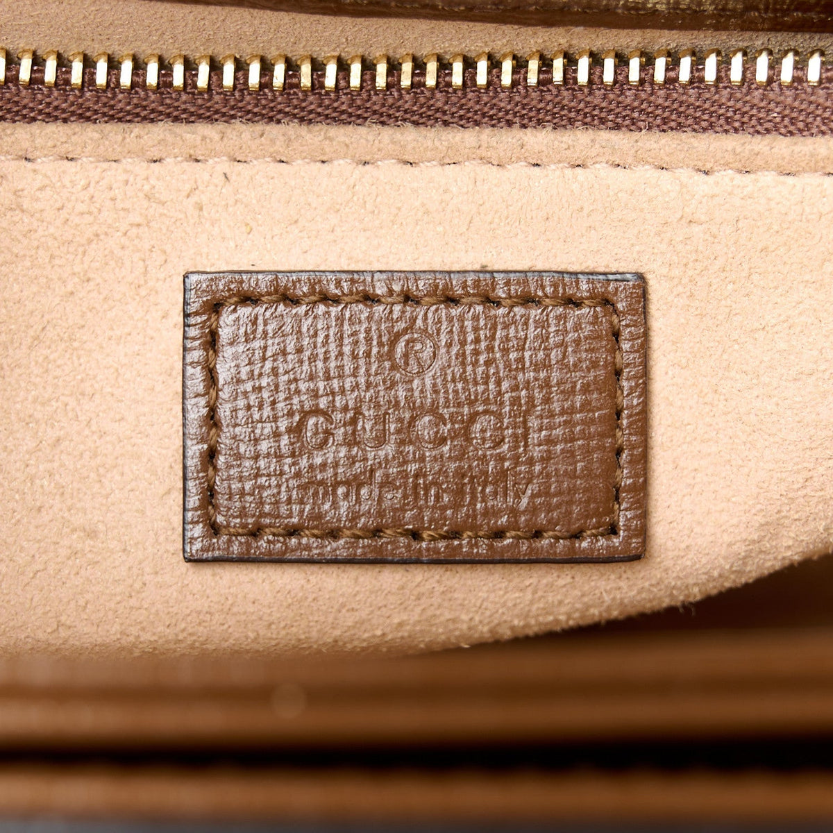 GG Supreme Monogram Azalea Calfskin Horsebit 1955 Shoulder Bag Beige Brown Sugar