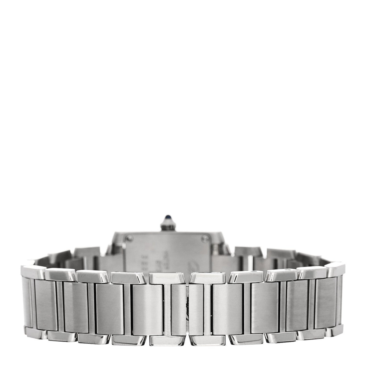 Stainless Steel 20mm Tank Francaise Quartz Watch