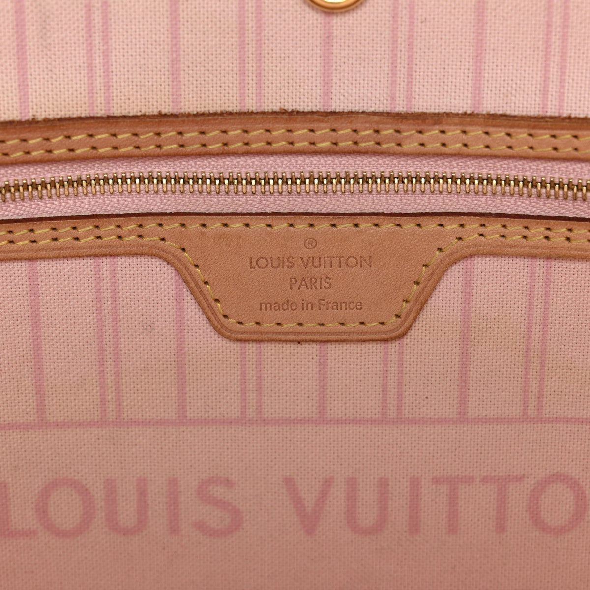 Damier Azur Neo Neverfull MM Rose Ballerine