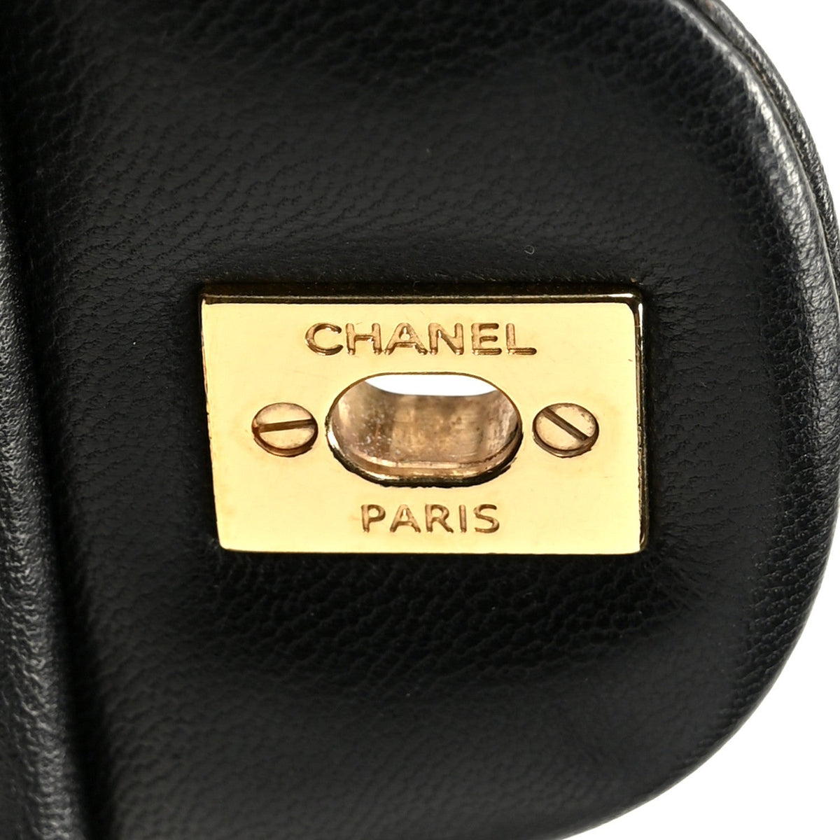 Lambskin Quilted Maxi Double Flap Black