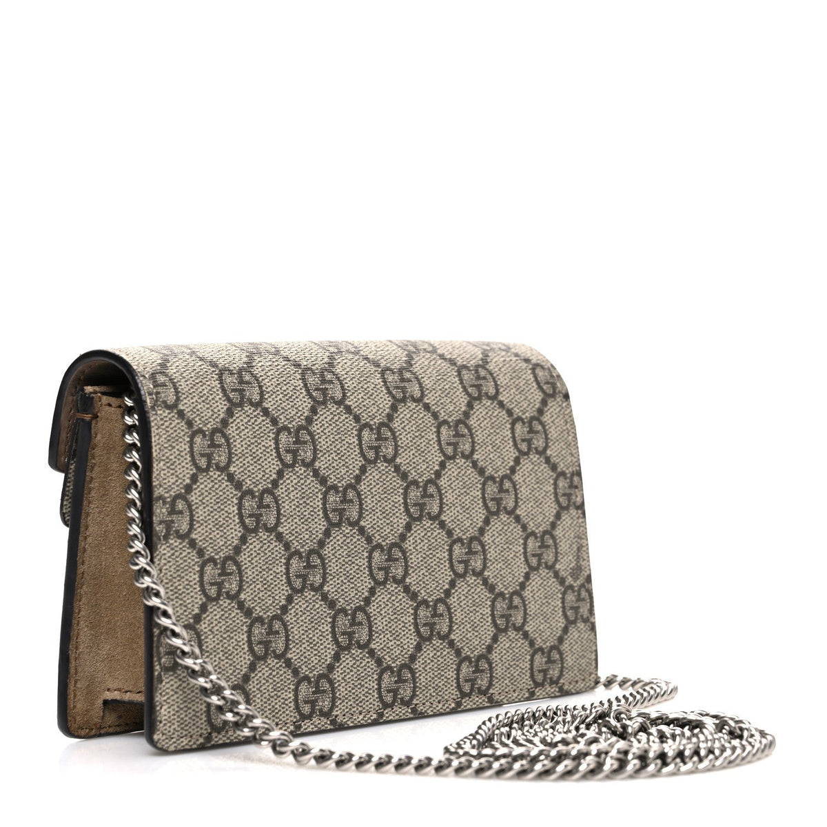 GG Supreme Monogram Super Mini Dionysus Shoulder Bag Taupe